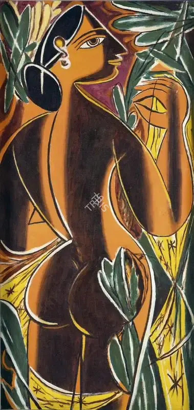 Keyt, George (Artist). Prema, 1956 | Painting, Pu.Mum/26.06.18, 2018 · Pundole