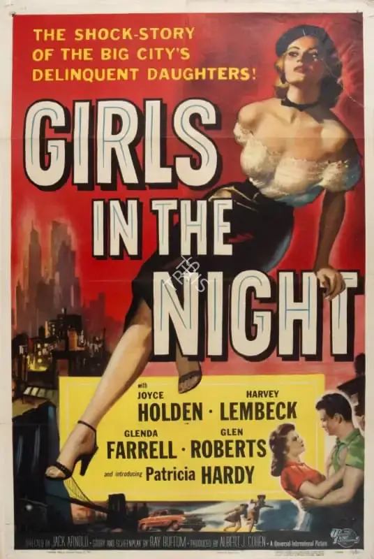 Jack Arnold (Director), Girls in the Night, 1953, Poster