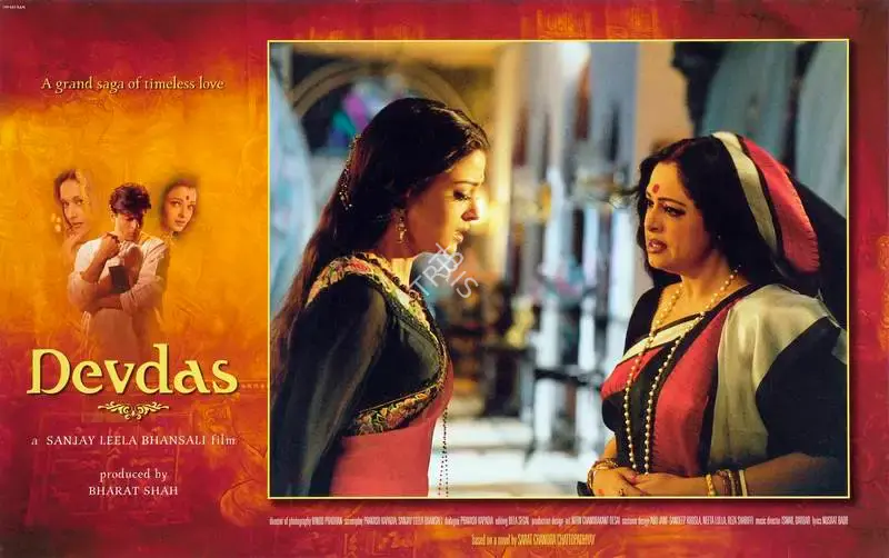 Binod Pradhan (Cinematographer), Devdas, 2002, Lobby Card