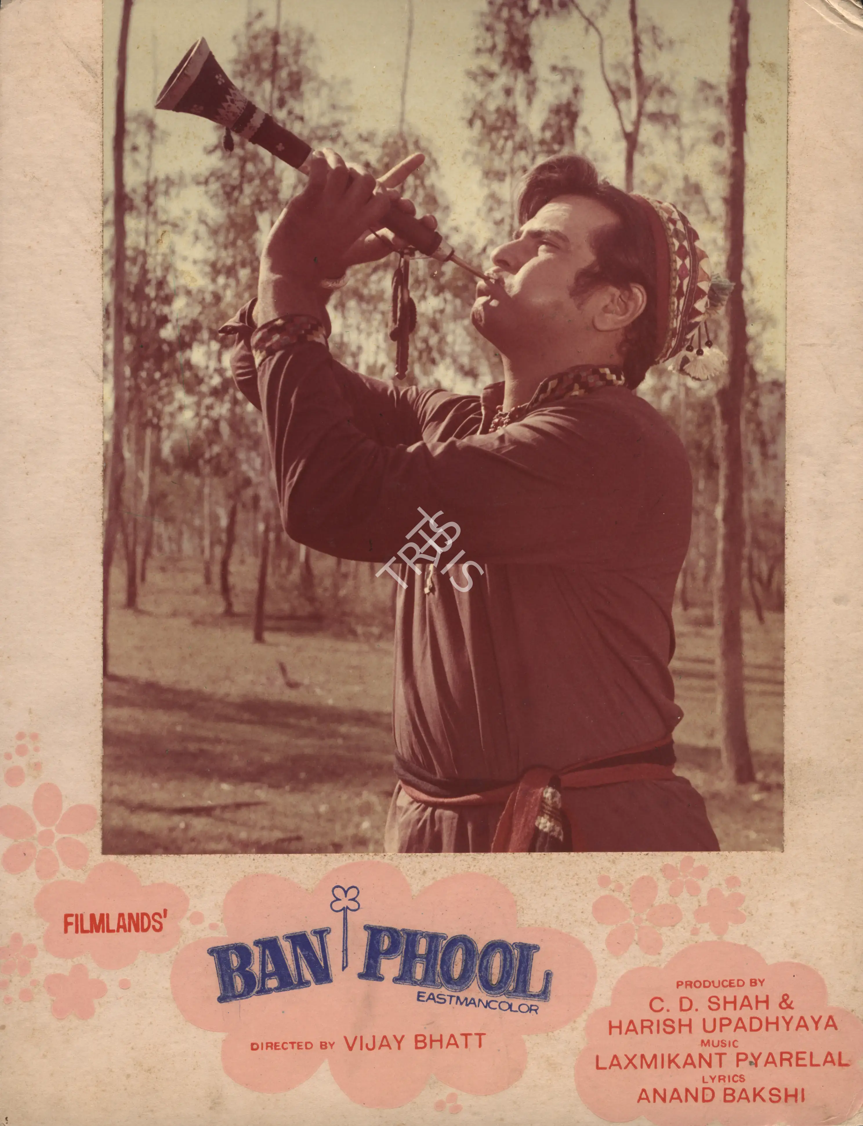Pravin Bhatt (Cinematographer), Ban Phool, 1971, Photographic Still Mounted on Lobby Card