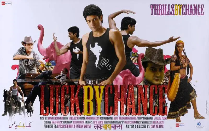 Farhan Akhtar (Producer), Luck By Chance, 2009, Lobby Card