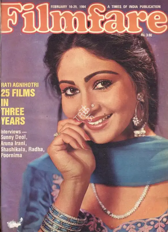 K.N. Subramaniam (Assistant Editor), Filmfare, 1984, Magazine