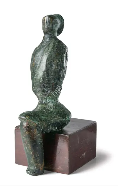 Davierwalla, A.M. (Artist). Mrs. Braganza, 1950s | Sculpture, Pu.Mum/27.03.25, 2025 · Pundole