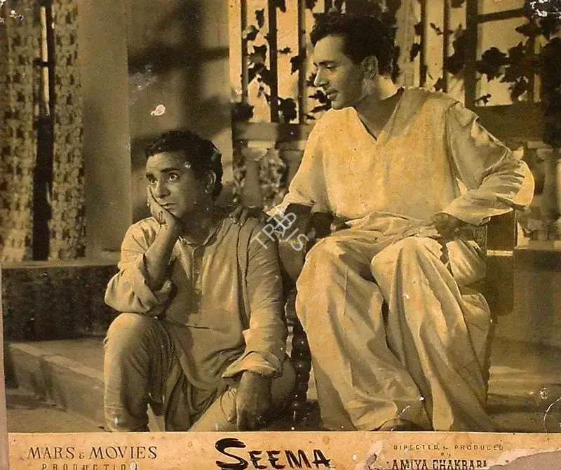 V. Babasaheb (Cinematographer), Seema, 1955, Lobby Card