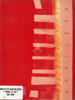 Akhilesh (Artist), An Exhibition of Paintings by Akhilesh, 1996, Solo Exhibition Catalogue