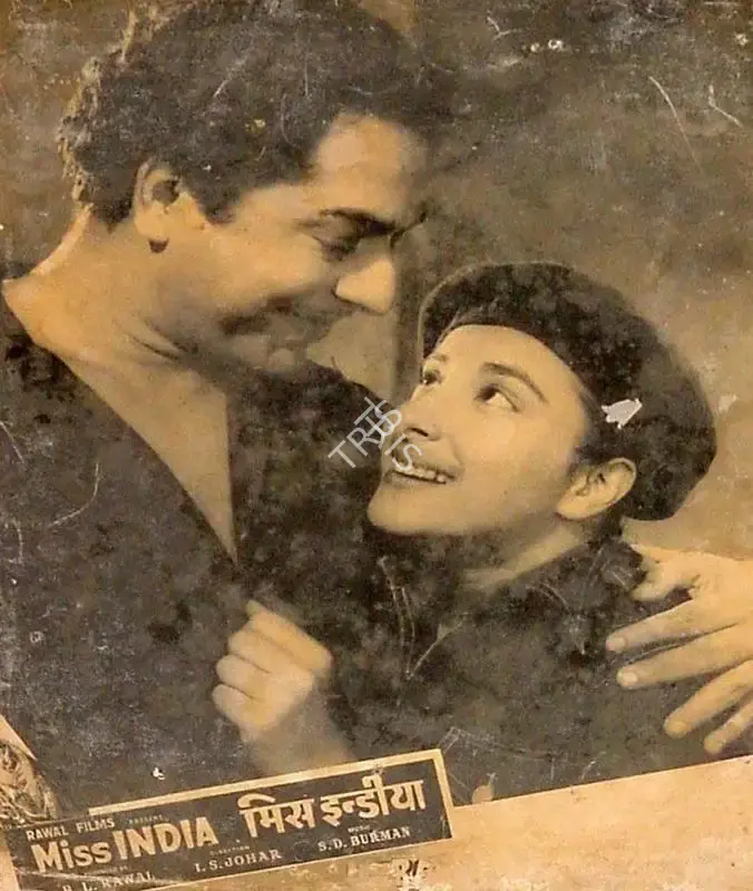 Ramachandra (ii) (Cinematographer), Miss India, 1957, Lobby Card