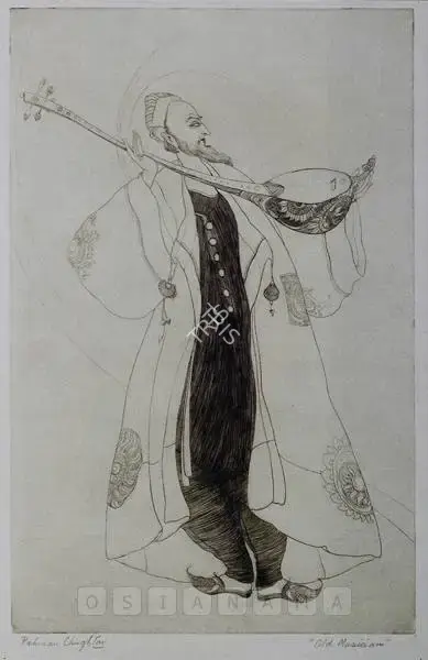 M.A.R. Chughtai (Artist), Old Musicians, Graphic Art
