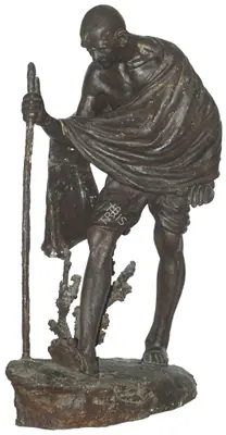 D.P. Roy Chowdhury (Artist), Gandhiji on his Dandi March, Sculpture
