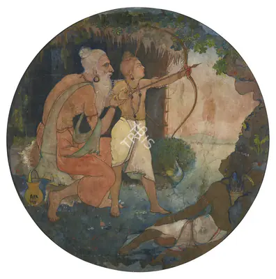 K.H. Ara (Artist), Luv and Kush, 1933, Painting