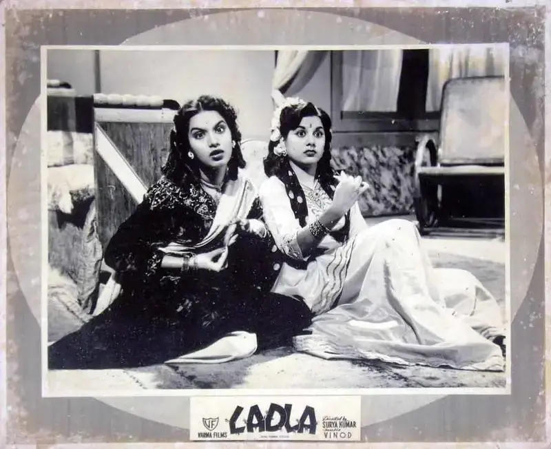 Surya Kumar (Director), Ladla, 1954, Lobby Card