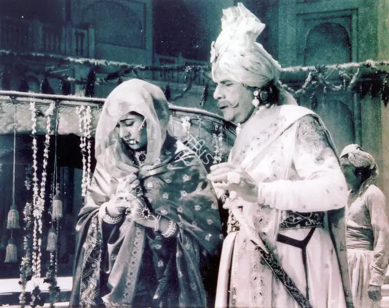Sohrab Modi (Producer), Raj Hath, 1956, Photographic Still