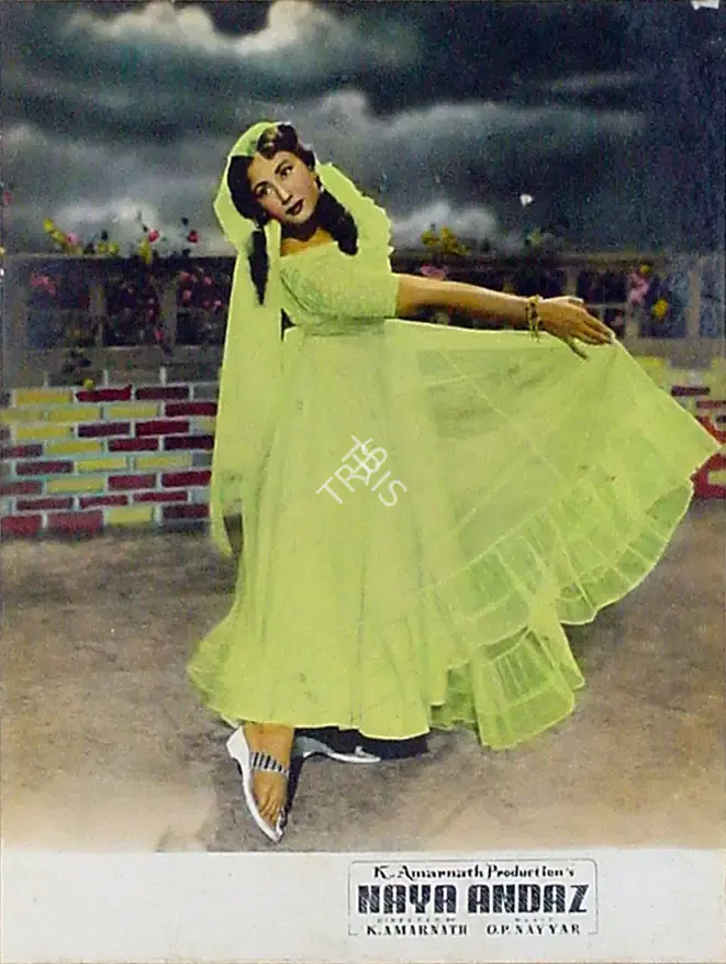 Vasant Nagesh Buva (Cinematographer), Naya Andaz, 1956, Lobby Card