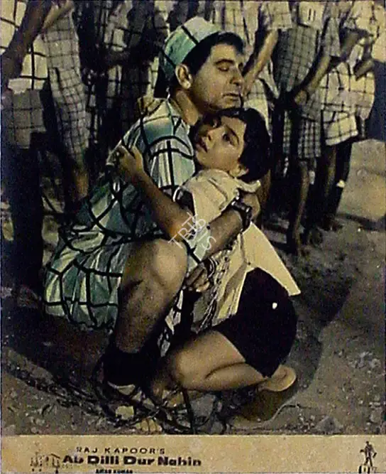 Jaywant Pathare (Cinematographer), Ab Dilli Dur Nahin, 1957, Lobby Card