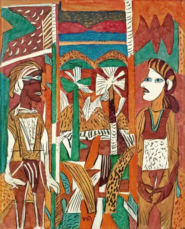 Subramanyan, K.G. (Artist). Untitled, n.d. | Painting, AG.Mum/20.06.17, 2017 · Asta Guru