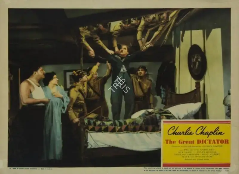 Charlie Chaplin (Producer), The Great Dictator, 1940, Lobby card