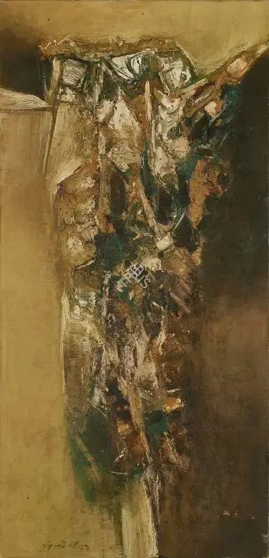G.R. Santosh (Artist), Untitled, 1963, Painting