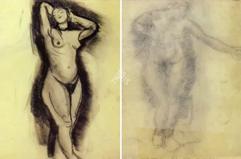 Amrita Sher-Gil (Artist), Untitled, 1930, Drawing