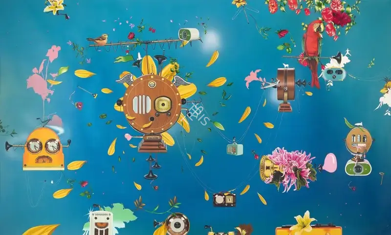 Jiten Thukral (Artist), Somnium Genero- Cummunitas I, 2011, Painting