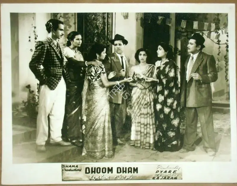 Rajaram (Director), Dhoom Dham, 1949, Lobby Card