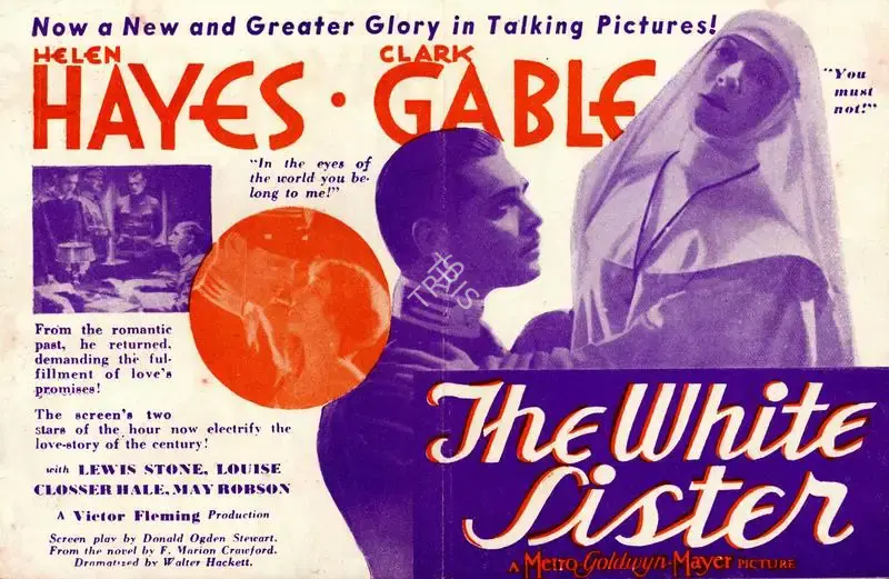 Victor Fleming (Director), The White Sister, 1933, Handbill