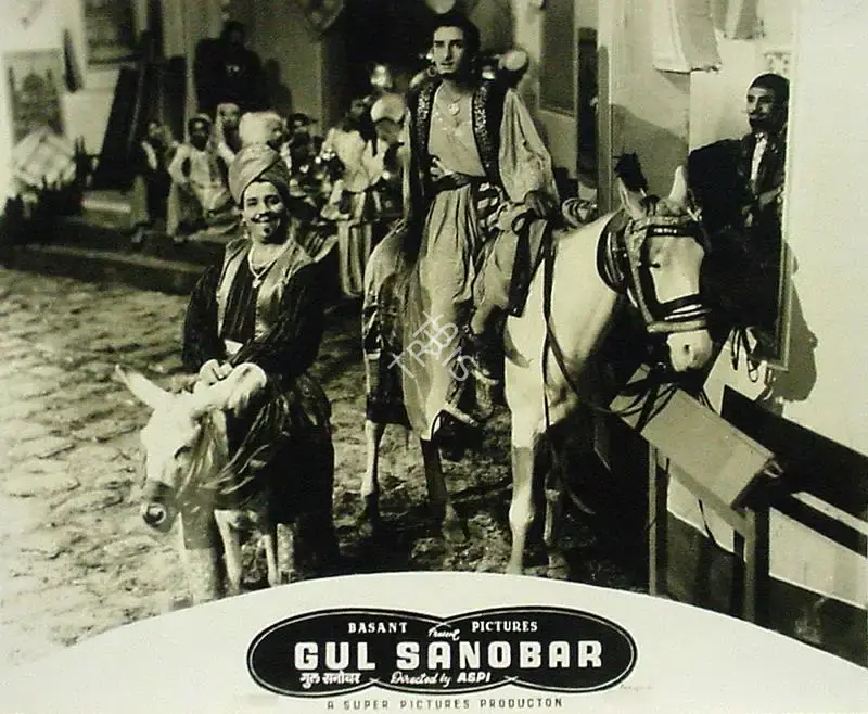 Aspi Irani (Director), Gul Sanobar, 1953, Lobby Card