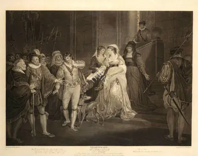 After Francis Wheatley (Artist), All's Well That Ends Well, 1794, Aquatint