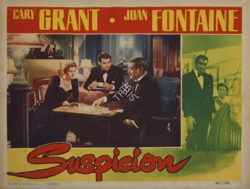 Alfred Hitchcock (Producer), Suspicion, 1941, Lobby Card