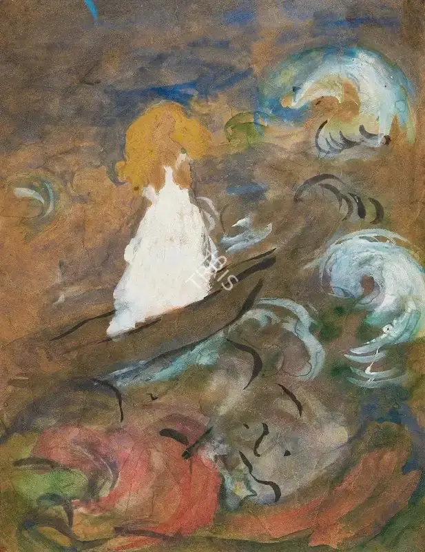 Amrita Sher-Gil (Artist), Untitled, 1929, Painting