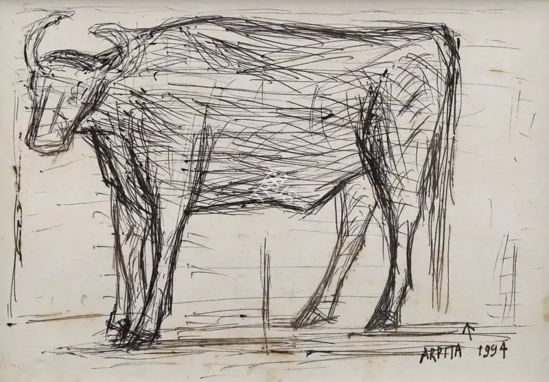 Arpita Singh (Artist), Untitled, 1994, Drawing