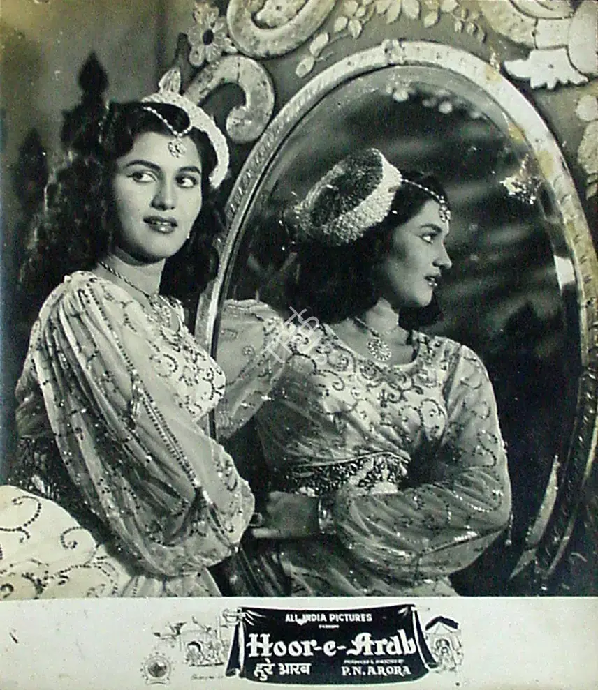 P.N. Arora (Producer), Hoor E Arab, 1955, Lobby Card