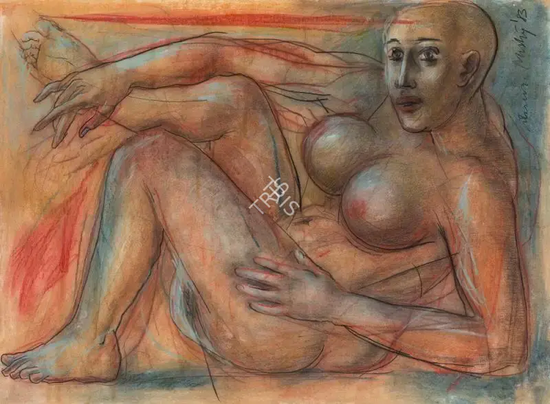 Mistry, Dhruva (Artist). Untitled, 1983 | Painting, Sa.Onl/17.03.23, 2023 · Saffronart