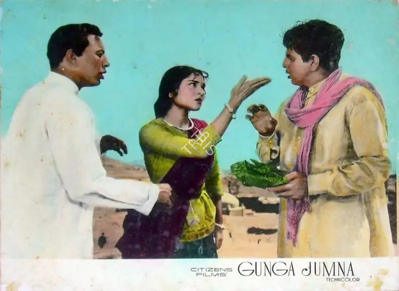 V. Babasaheb (Cinematographer), Gunga Jamuna, 1961, Lobby Card