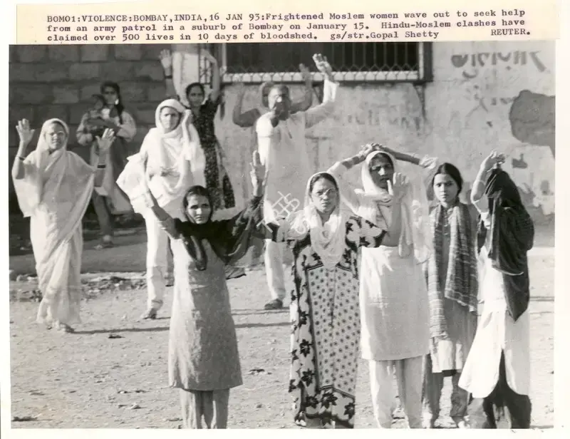 Gopal Shetty (Photographer), Bom01: Violence: Bombay; India 16Jan93, 1993, Contemporary Photograph