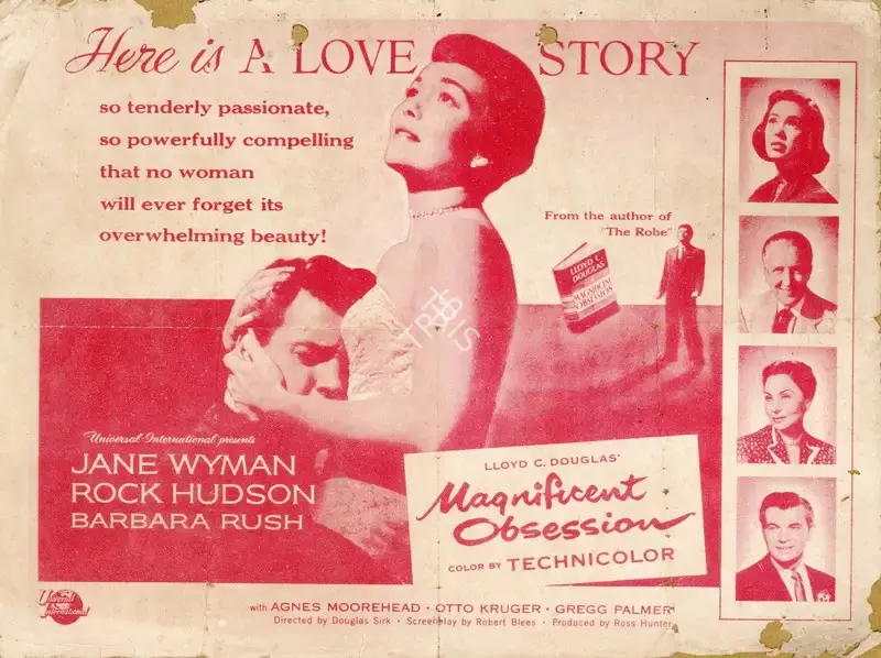 Douglas Sirk (Director), Magnificent Obsession, 1954, Handbill