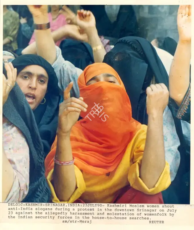 Meraj (Photographer), Del01C: Kashmir: Srinagar, India: 23July90, 1990, Contemporary Photograph
