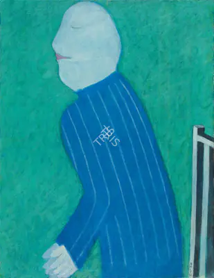 Amit Ambalal (Artist), Untitled (Self-Portrait), 1981, Painting