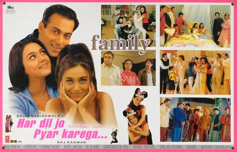 Sajid Nadiadwala (Producer), Har Dil Jo Pyar Karega, 2000, Lobby Card