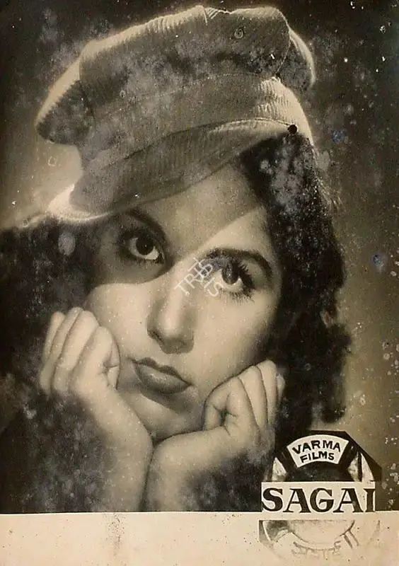 H.S. Rawail (Director), Sagai, 1951, Lobby Card