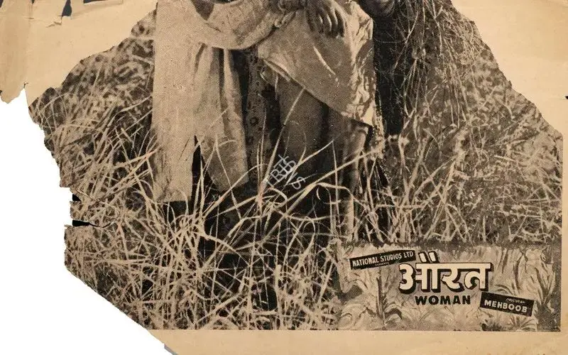 Mehboob (Director), Aurat, 1940, Cyclostyled Lyrics Leaflet