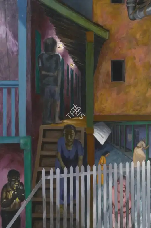 Patwardhan, Sudhir (Artist). Chawl, 1995 | Painting, So.NeY/18.03.15, 2015 · Sotheby's