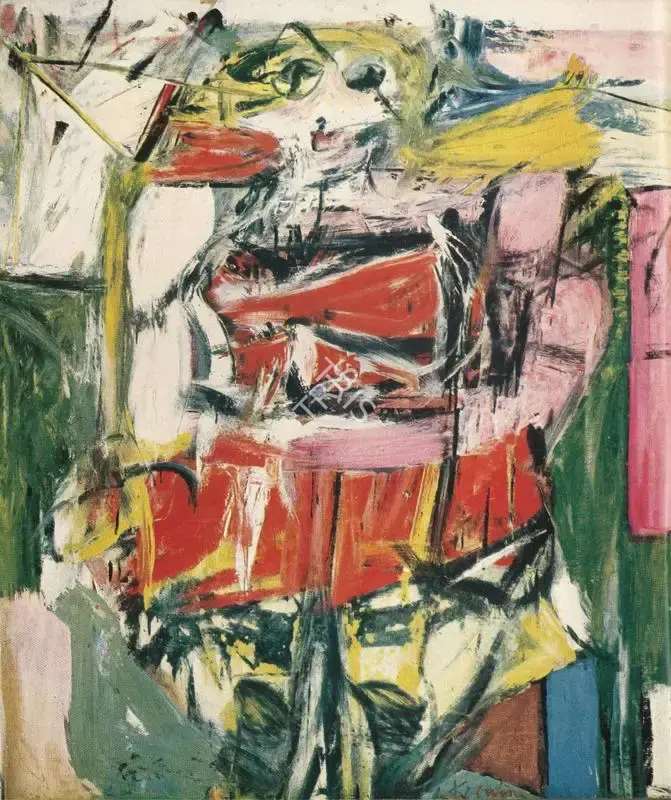 Willem De Kooning (Artist), Woman VI, 1953, Painting