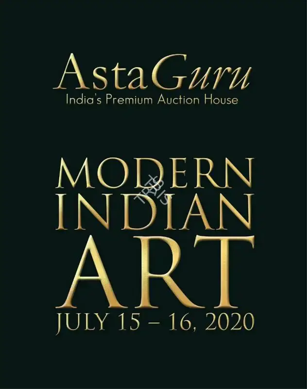 Asta Guru (Auction House), Modern Indian Art, 2020, Auction Catalogue