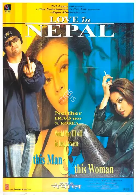 T.P. Aggarwal (Producer), Love In Nepal, 2004, Full Sheet Poster