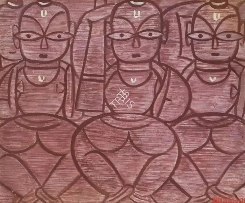 Jamini Roy (Artist), Untitled, 1940, Painting