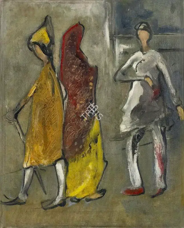 Mookherjea, Sailoz (Artist). Untitled, c.1940 | Painting, AG.Mum/20.06.17, 2017 · Asta Guru