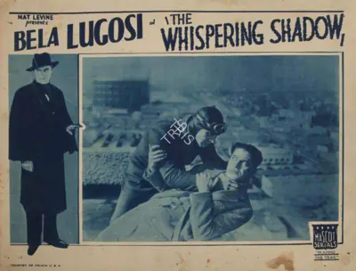 Nat Levine (Producer), The Whispering Shadow, 1933, Lobby Card