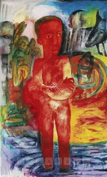 Rodwittiya, Rekha (Artist). My Son, My Son, 1990 | Painting, So.NeY/22.09.06, 2006 · Sotheby's