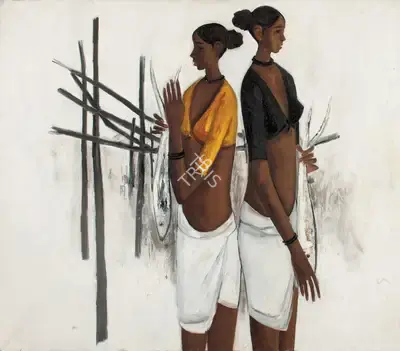 B. Prabha (Artist), Untitled, 1967, Painting