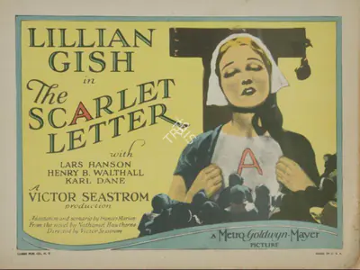 Victor Seastrom (Director), The Scarlet Letter, 1926, Lobby card