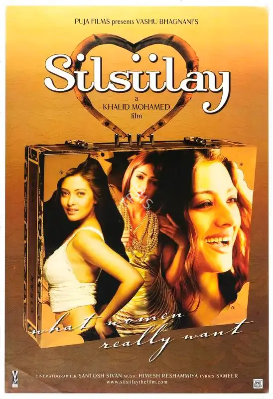 Vashu Bhagnani (Producer), Silsiilay, 2005, Full Sheet Poster